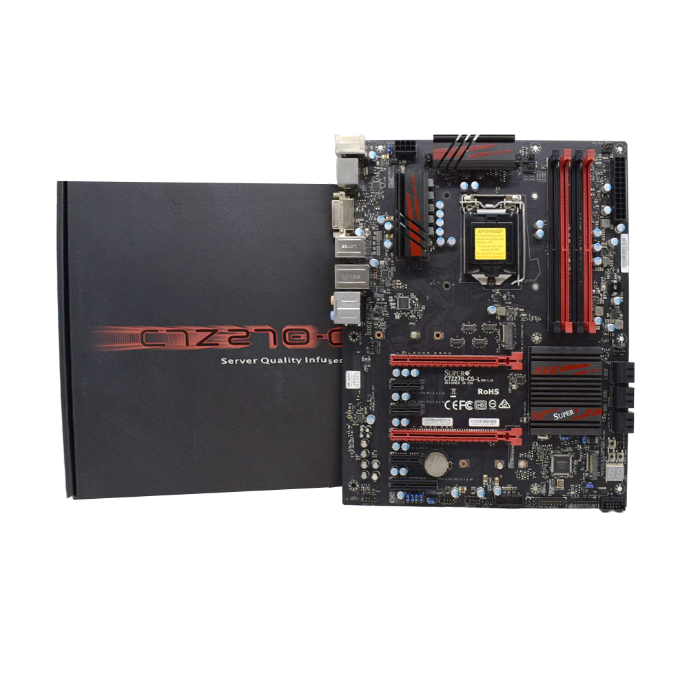 Intel Cpu Core I5 - لوحة أم سوبرمايكرو جديدة طراز C7Z270-CG-L