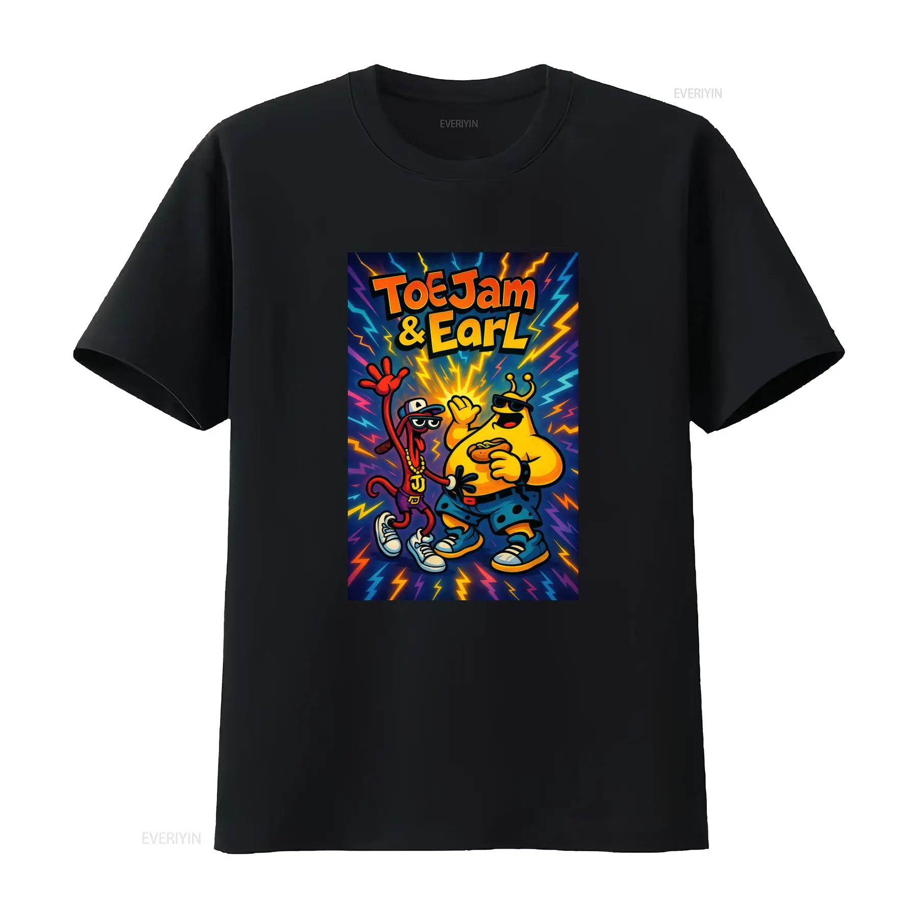 Retro Gaming Icons - تي شيرت Toejam Earl Retro لألعاب