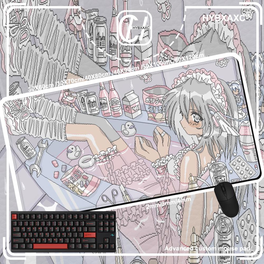 لوحة ماوس Pixel Art Anime Girl - مراجعة Retro Gaming Desk Setup وسعره