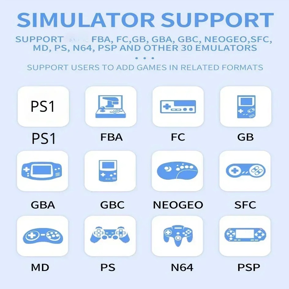 جهاز ألعاب محمول POWKIDDY X55، - مراجعة Retro Gaming Os وسعره
