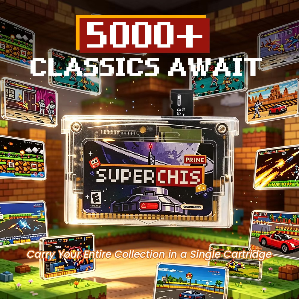 خرطوشة ألعاب ريترو سوبر تشيس ف - مراجعة Retro Gaming Images وسعره