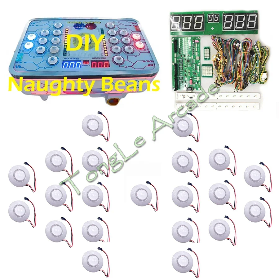 مجموعة ناوتاي بينز DIY، لوحة آ - مراجعة Arcade Button Kit وسعره