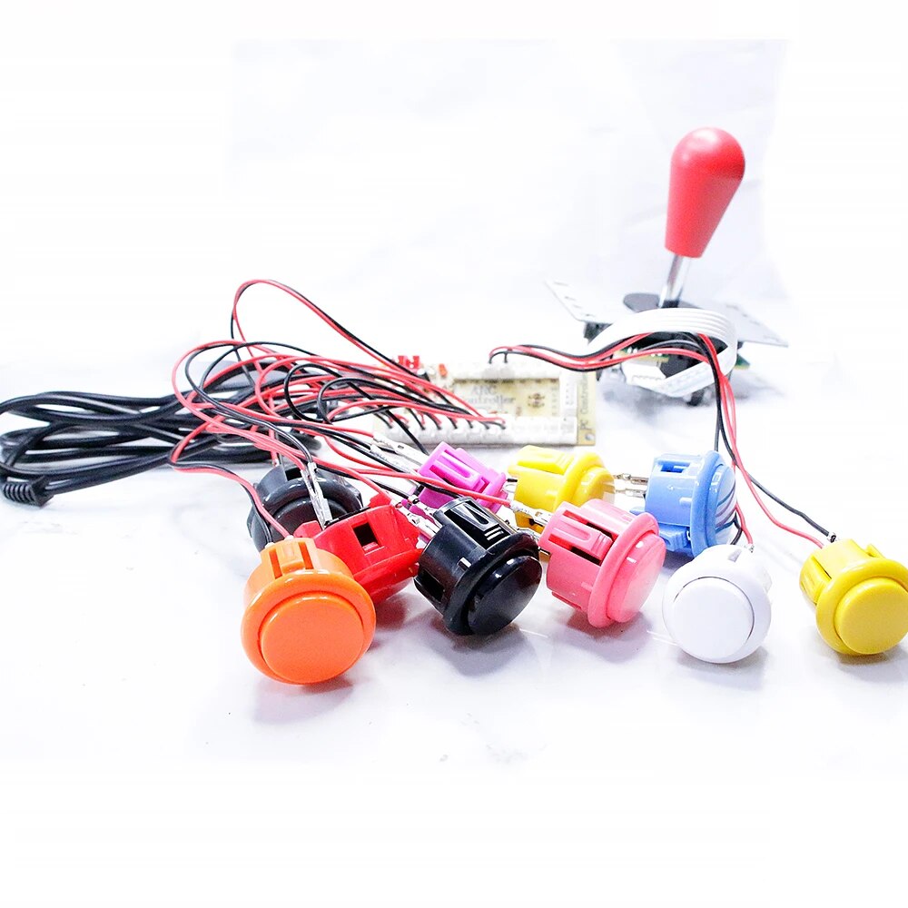 نسخة سانوا لعبة آلة ممر وحدة ا - مراجعة Arcade Button Kit وسعره