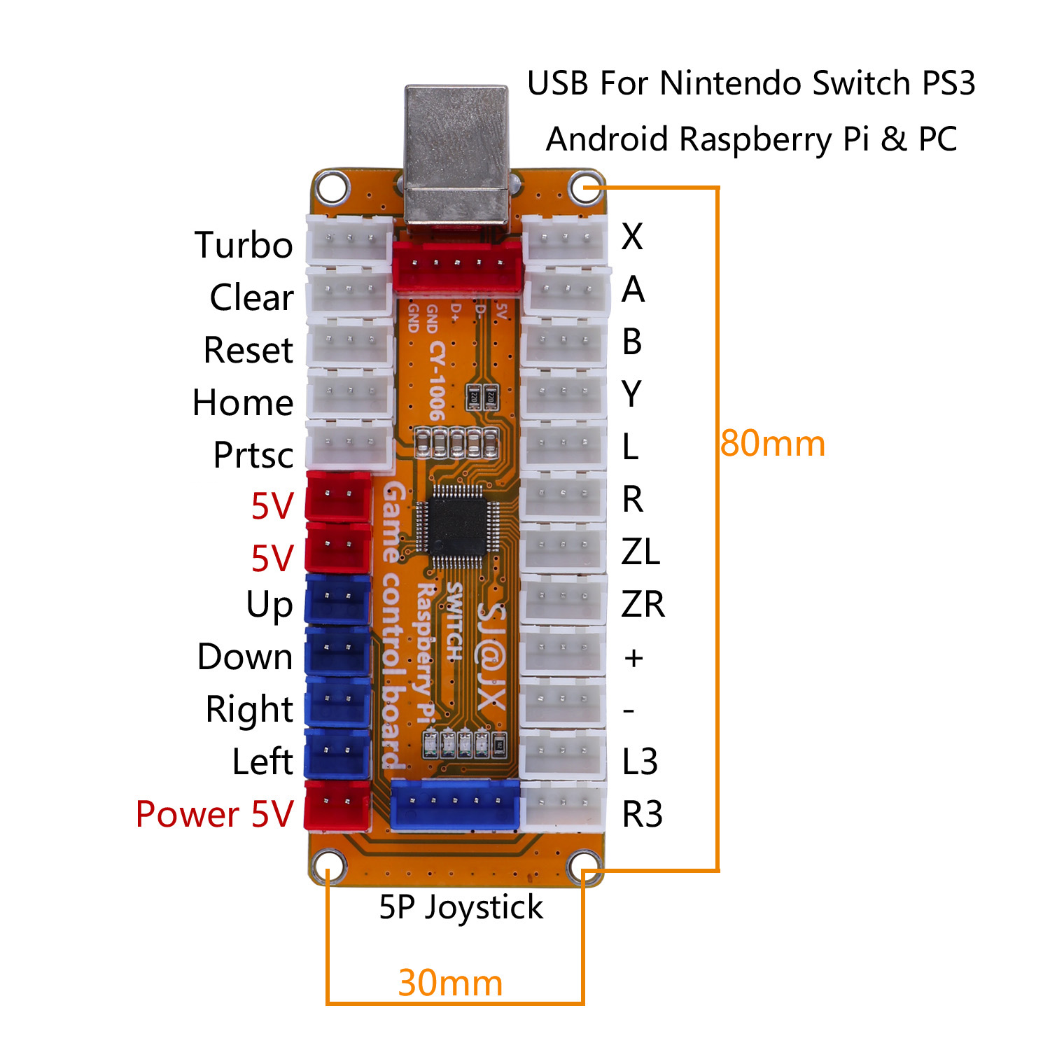 SJ @ JX ممر لعبة LED تحكم USB  - مراجعة Arcade Button Kit وسعره