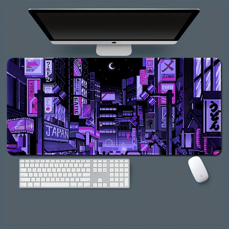 سجادة مكتب XXL Tokyo Street، ل - مراجعة Retro Gaming Desk Setup وسعره