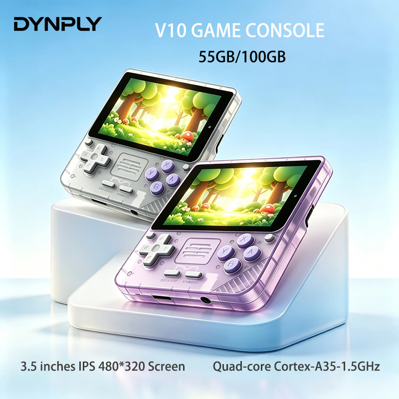 جهاز ألعاب محمول POWKIDDY V10  - مراجعة Retro Gaming Images وسعره