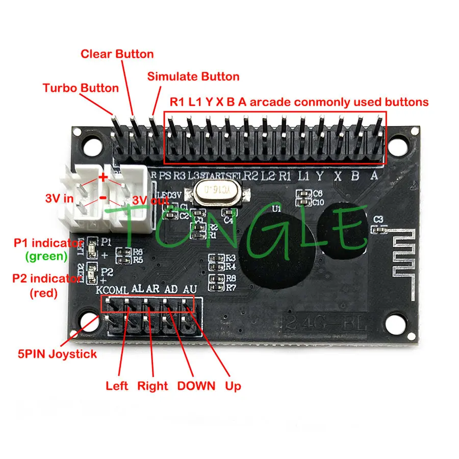 وحدة تحكم ألعاب أركيد لاسلكية  - مراجعة Arcade Button Kit وسعره