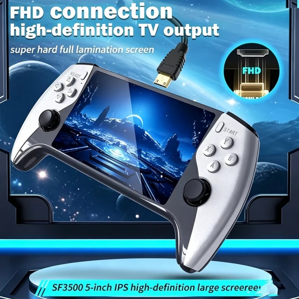 جهاز ألعاب محمول SF3500 بشاشة  - مراجعة Retro Gaming Setup وسعره