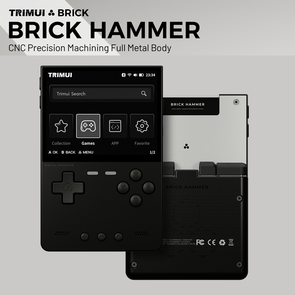 جهاز ألعاب محمول Trimui Brick  - مراجعة Retro Gaming Images وسعره
